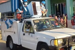 Desfile en Aguada de Pasajeros, Cienfuegos. Foto: Perfil de Facebook de Niurka Monzón.