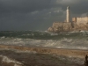 El mar invade a La Habana
