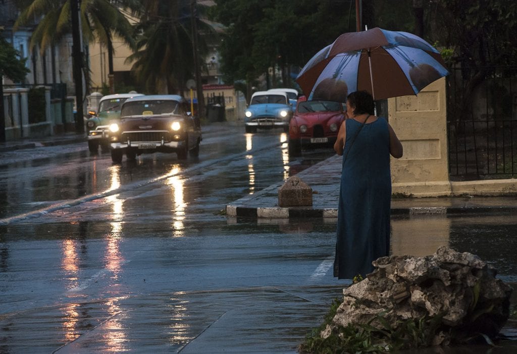 Día de lluvia en La Habana. Foto: Caridad