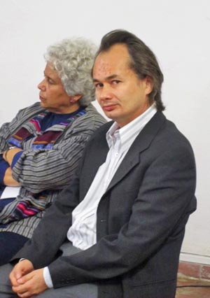 Dmitri Prieto en la presentación de su libro: "Transdominación y Haiti 1792-1826". Foto: cubaliteraria.cu