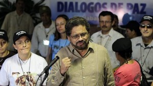El jefe negociador de las FARC, Iván Márquez,