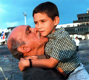 Elian Gonzalez cuando regresó a Cuba. Photo: cubadebate.cu