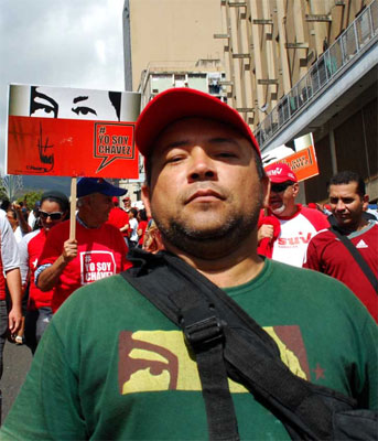 Marcha por Chávez.  Foto: Caridad