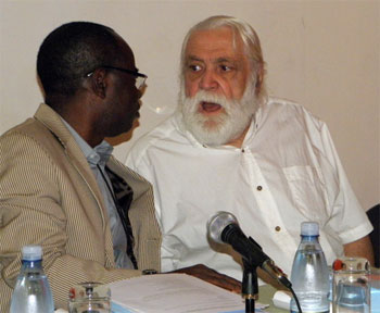 Jorge Gumbe y Daniel Chavarría