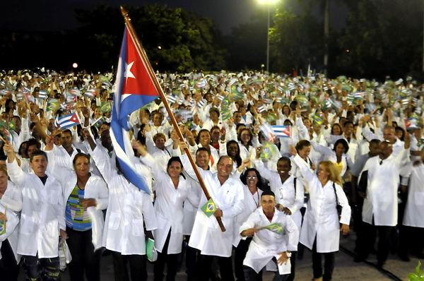 Un total de 4,000 méedicos cubanos trabajarán en Brasil. Foto: radiorebelde.icrt.cu