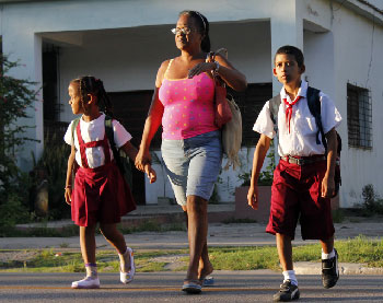 Hoy comienza el nuevo año escolar en Cuba.
