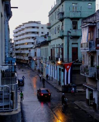 Banderas en Centro Habana
