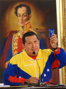 Hugo Chavez.  Foto: Caridad
