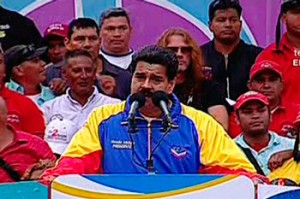 El presidente de Venezuela Nicolás Maduro considera "fascista" los que protestan contra su gobierno.  Foto: telesurtv.net