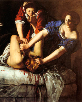 Artemisia Gentileschi,  Judith Beheading Holofernes