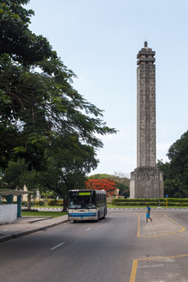 Obelisco, municipio de Marianao.  Foto: Juan Suárez