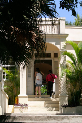 Entrada del Museo Hemingway en las afueras de La Habana.  