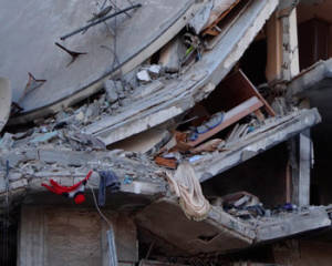 Casa destruida en Gaza. Foto: Julie Webb-Pullman
