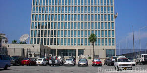 The Cuban Interests Section building will be converted into the new US Embassy. Foto: Raquel Pérez