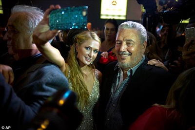 Paris Hilton y Fidel Castro Balart (Fidelito)