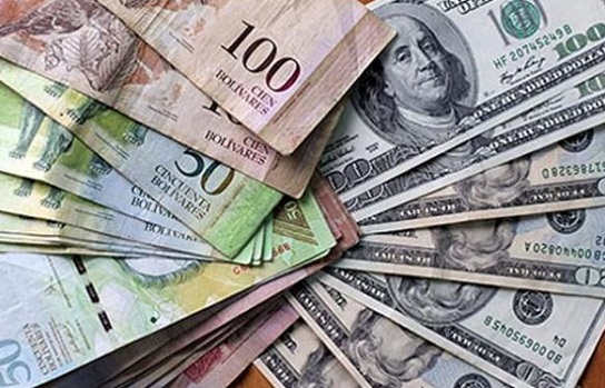 Bolívars y dólares.  Foto AVM