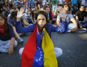 Venezuela protest.  Foto/archivo: agenciapulsar.org