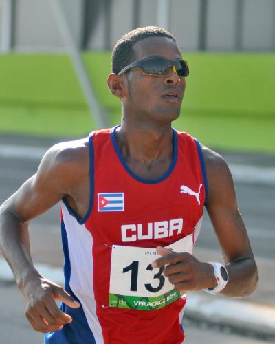 El cubano Richer Perez ganó el maratón de los juegos Panamericanos.