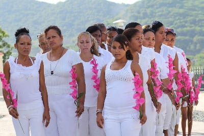 Un grupo de las Damas de Blanco.  Foto: Tracey Eaton