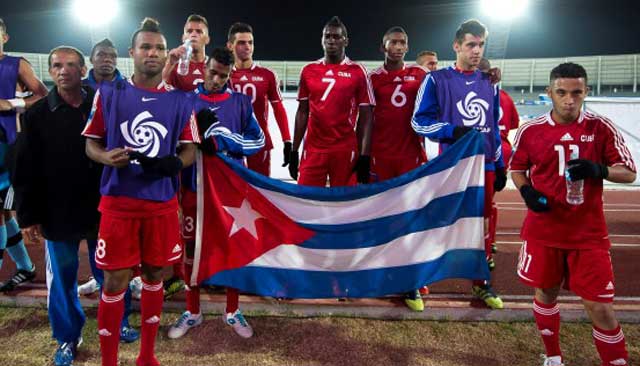 Jugadores jovenes del fútbol cubano. Foto: trabajadores.cu