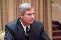 US Agriculture Secretary Tom Vilsack