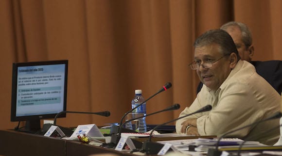 El jefe de la económia cubana, Marino Murillo.