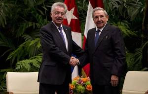 Heinz Fischer y Raul Castro.  Foto: Ismael Francisco/cubadebate