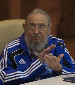 Fidel Castro en el Congreso del PCC. Foto: Ismael Francisco/cubadebate