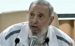 Una foto reciente de Fidel Castro