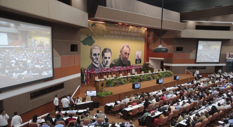 El plenario del VII Congreso del PCC