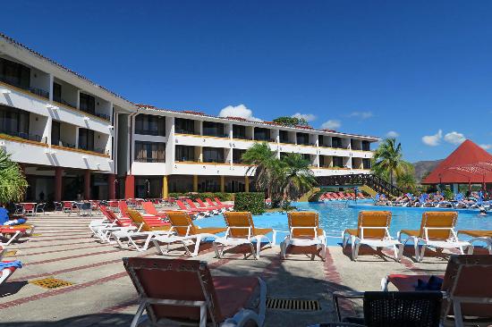 El hotel Farallón del Caribe en Granma, Cuba