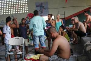 MIgrantes varados en la frontera de Colombia con  Panamá.  Foto: elespectador.com