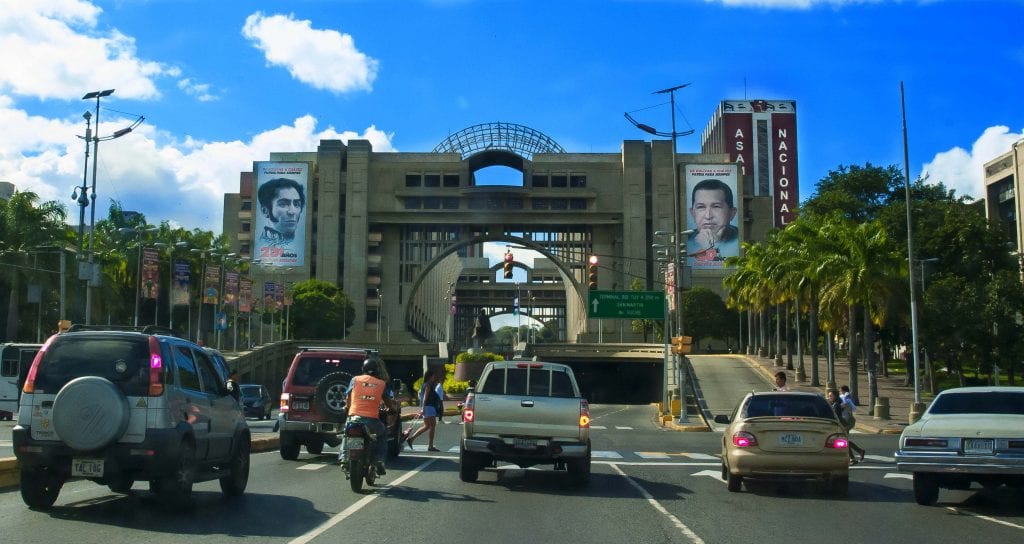 Avenida Bolivar, Caracas.  Foto: caridad