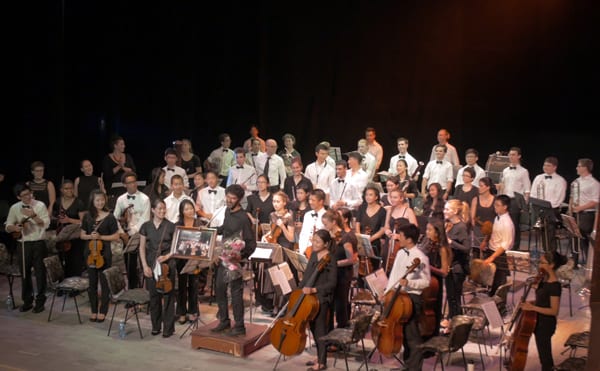 La Orquesta Sinfónica Juvenil de Oakland en La Habana.