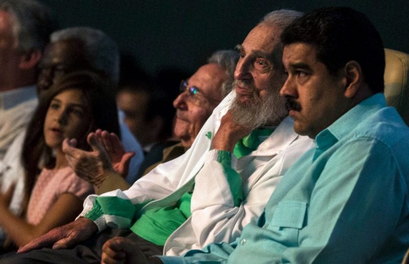 Maduro con Fidel Castro el 13 de agosto, 2016. Foto: vozpopuli.com