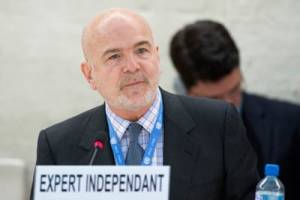 El relator especial de la ONU para los defensores de derechos humanos, Michel Forst.