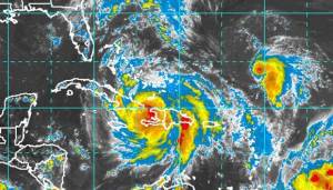 Vista de satelite del huracán Matthew. National Hurricane Center