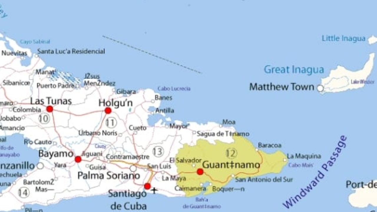 Mapa De Oriente Cuba Mientras Llegue Al Huracán A Guantánamo, Cuba - Havana Times En Español